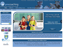 Tablet Screenshot of pro-coaching.co.uk